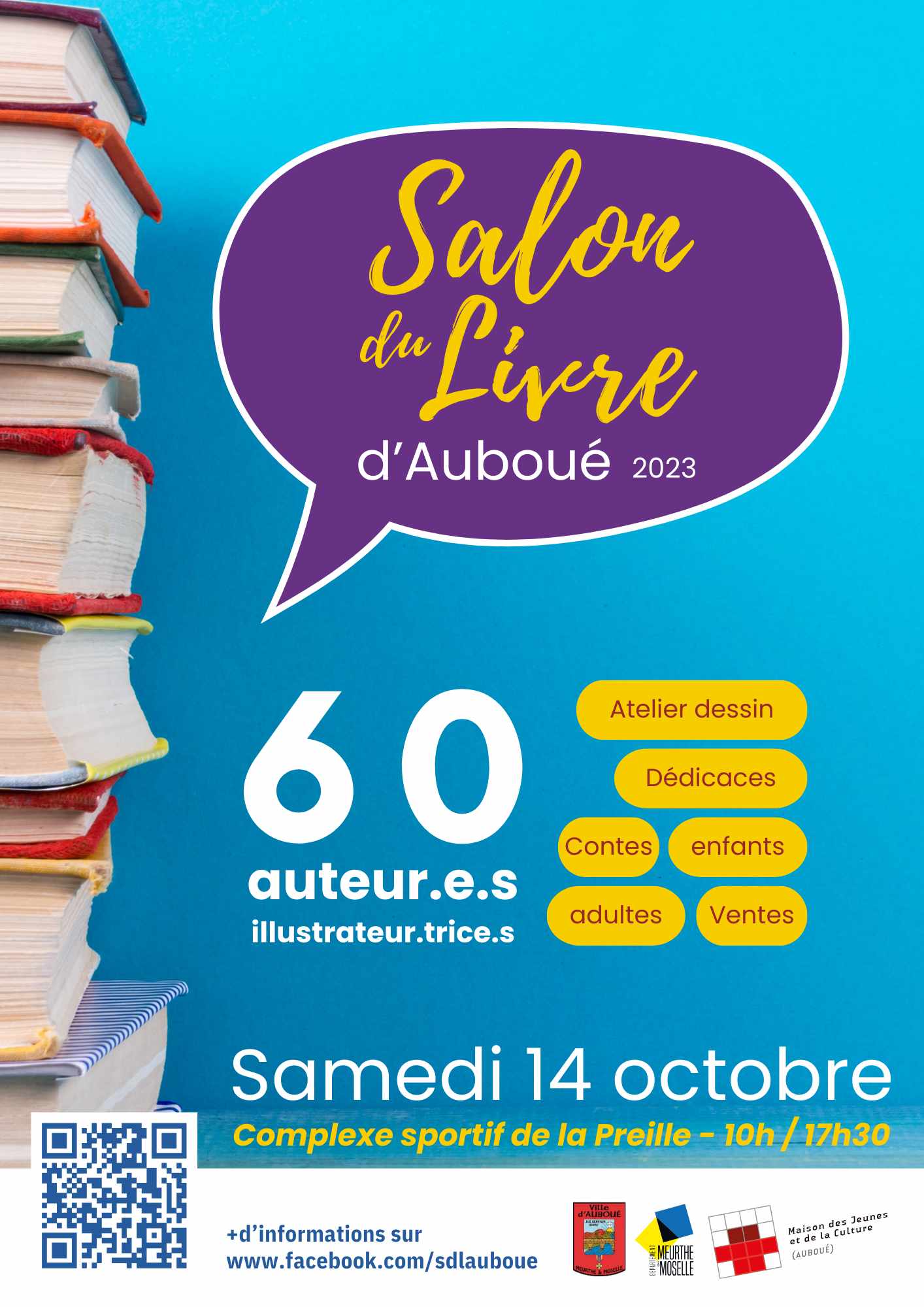 Salon du livre d'Auboué ( 54 ), haut en couleurs ! 